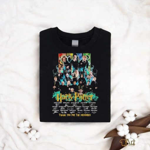 Harry Potter All Members Seasons Thank You For The Memories Signature Shirt