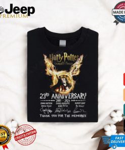 Harry Potter And The Cursed Child 23rd Anniversary 2001 – 2024 Thank You For The Memories T Shirt