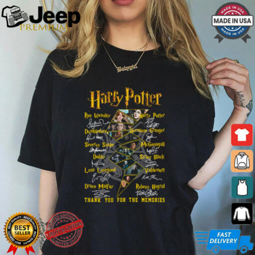 Harry Potter Characters Thank You For The Memories T Shirt