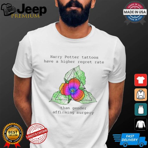 Harry Potter tattoos have a higher regret rate deathly hallows cover up unixsex shirt