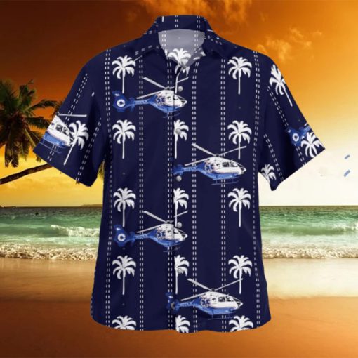 Hartford Wisconsin LifeNet 3 2 Airbus EC135 Helicopter Hawaiian Shirt