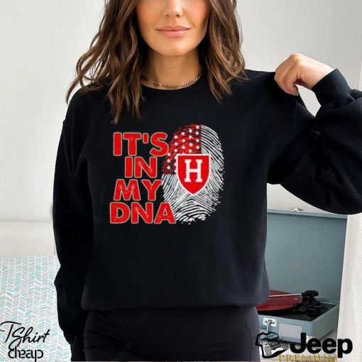 Harvard Crimson It’s In My DNA Fingerprint shirt