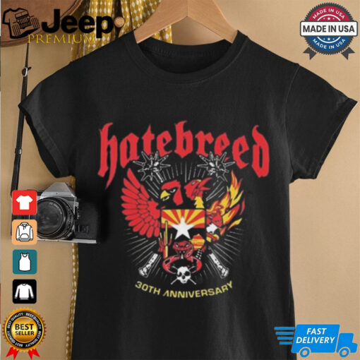 Hatebreed 30th Anniversary Tour Event Tee At The Van Buren Phoenix AZ On October 14th 2024 Shirt