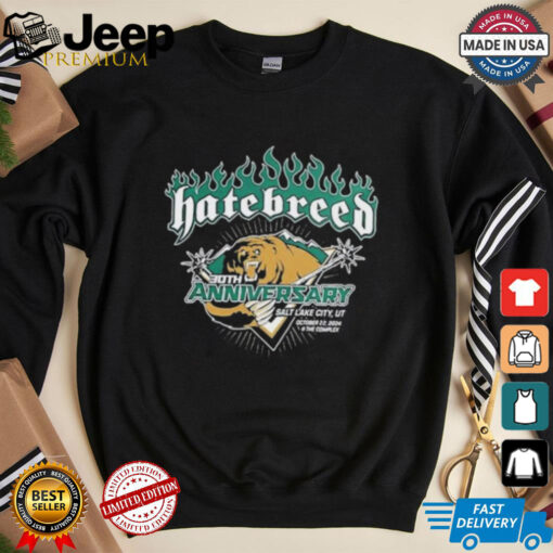 Hatebreed Bear 30TH Anniversary Salt Lake City October 22 2024 The Complex T Shirts