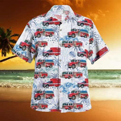 Hatfield Massachusetts Hatfield Fire Department Hawaiian Shirt