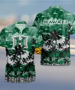 Hawaii Rainbow Warriors Palms Tree Hawaiian Shirt