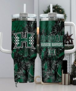 Hawaii Rainbow Warriors Realtree Hunting 40oz Tumbler