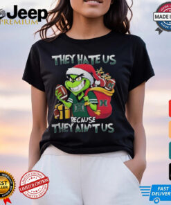 Hawai'i Rainbow Warriors X Grinch They Hate Us Because They Ain’t Us Christmas Shirt