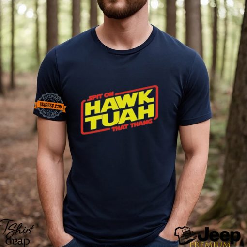 Hawk Tuah Spit On That Thang Text 2024 T Shirt