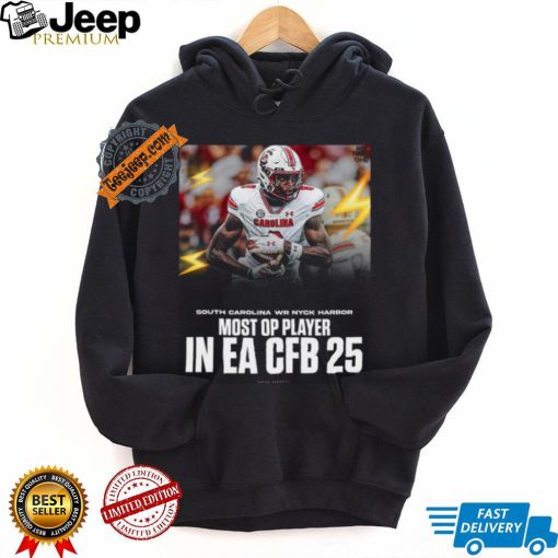 Hayes Fawcett South Carolina WR NYCK Harbor Most Op Players In Ea CFB 25 Shirt