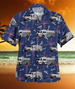 Hazlet New Jersey Hazlet Twp First Aid & Rescue Squad Hawaiian Shirt