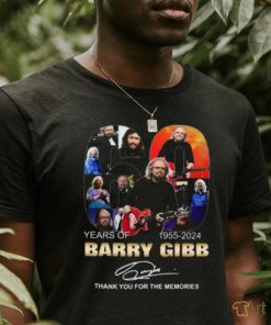 60 Years Of 1955 2024 Barry Gibb Thank You For The Memories T Shirt