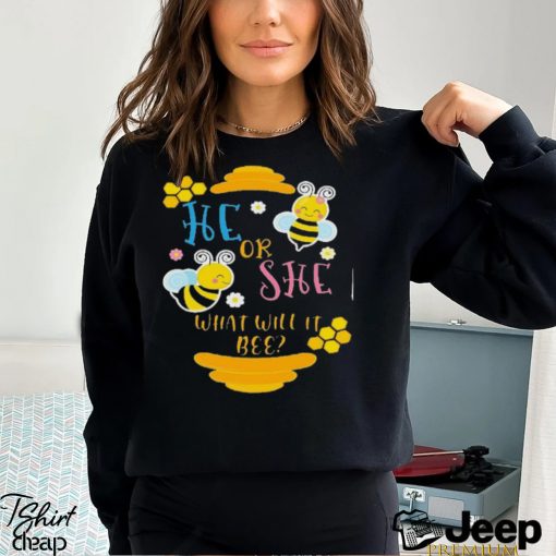 He Or She What Will It Bee Maternity Shirt