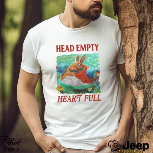 Head Empty Heart Full Bunny T Shirt