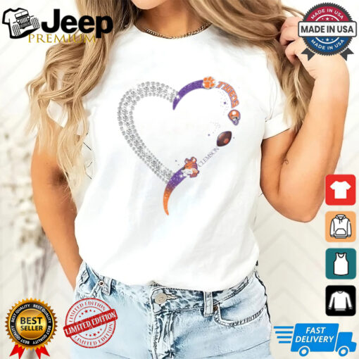 Heart Clemson shirt