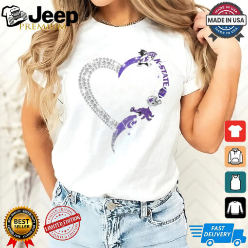 Heart Kansas State Wildcats shirt