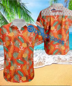 Heart Pattern Virginia Cavaliers Custom Name Hawaiian Shirt