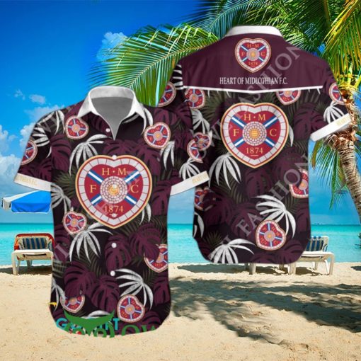 Heart of Midlothian F.C. SPFL Team Limited Hawaiian Shirt