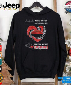 Heartbeat Watching Tampa Bay Buccaneers 2025 New T Shirt