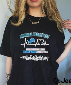 Heartbeat When My Detroit Lions Are Playing Shirt