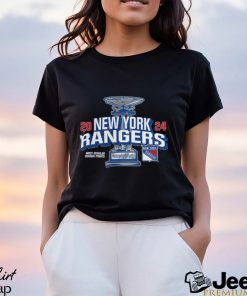 Heather New York Rangers 2024 Presidents' Trophy T Shirt