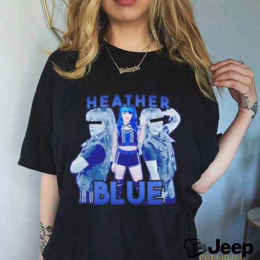 Heather blue shirt