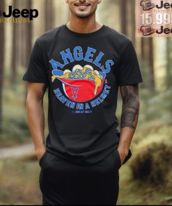 Heaven in a helmet food Flavortown Los Angeles Angels shirt