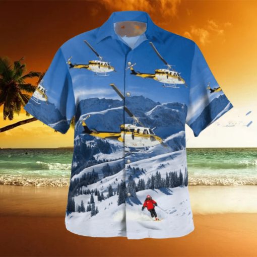 Heliski Hawaiian Shirt Stylish For Summer