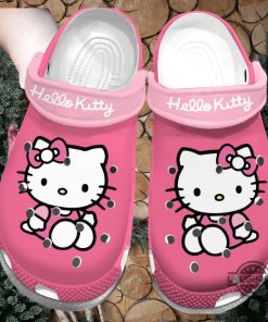 Hello Kitty Adult Crocs Sanrio The Melody Pink Hello Kitty So Cute Clogs Slippers Shoes Crocs Adult Hello Kitty Classic Clog Mens Womens NEW