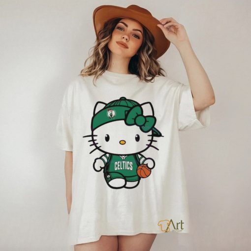 Hello Kitty Boston Celtics NBA Basketball Shirt