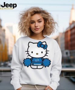 Hello Kitty Detroit Lions Cheerleader shirt