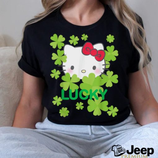 Hello Kitty Lucky Clover St Patrick’s Day T Shirt