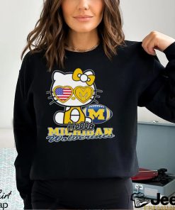 Hello Kitty Michigan Wolverines Shirt