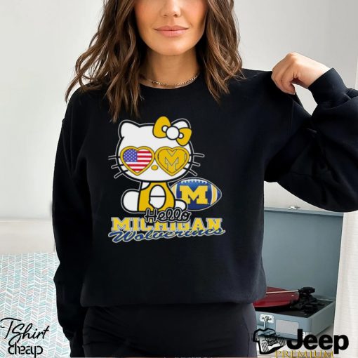 Hello Kitty Michigan Wolverines Shirt