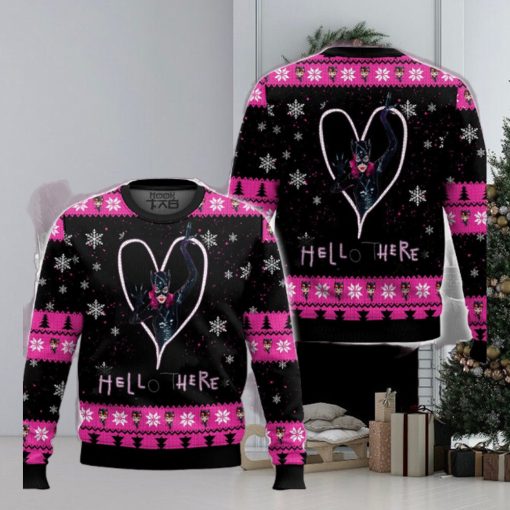 Hello There Catwoman Ugly Sweater