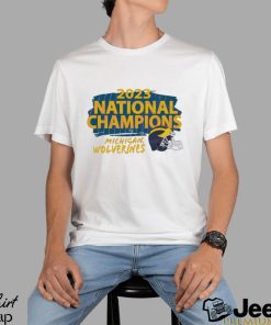 Helmet 2023 National Champions Michigan Wolverines Shirt