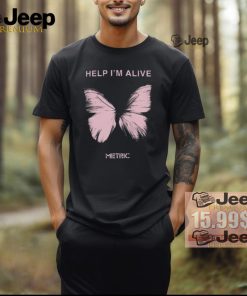 Help I'm Alive Butterfly Metric Shirt