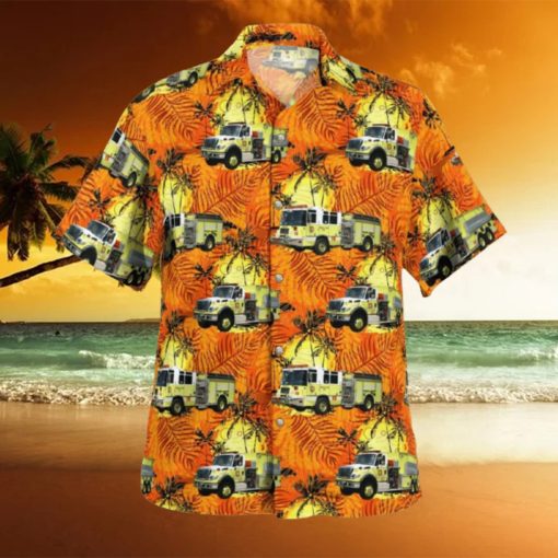 Henrico County Virginia Henrico County Division of Fire Company 15 – Glen Allen Area Station Hawaiian Shirt