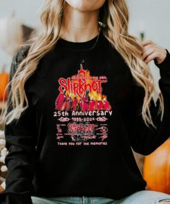 Here comes the pain Slipknot 25th anniversary 1999 2024 thank you for the memories shirt