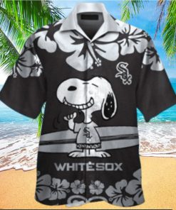 Hibiscus Flowers Snoopy Hawaiian Chicago White Sox Shirt