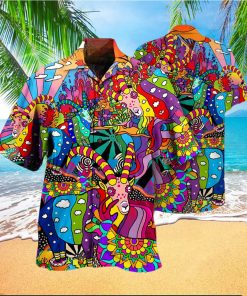 Hippie Deer Peace Love Life Color Amazing Hawaiian Shirt