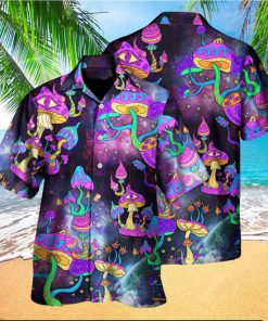 Hippie Mushroom Hippie Life Lover Hawaiian Shirt