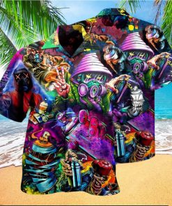 Hippie Say Hi Mysterious Hawaiian Shirt