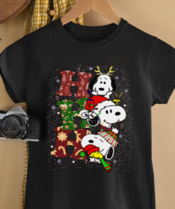 Ho Ho Ho Christmas Cheer with Snoopy shirt