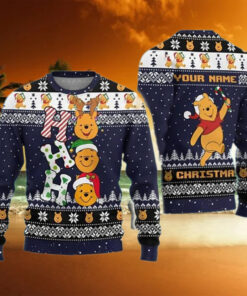 Ho Ho Ho Cute Winnie The Pooh Holiday Sweater