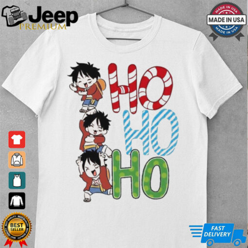 Ho Ho Ho Santa Luffy Monkey Anime Manga Christmas Shirt