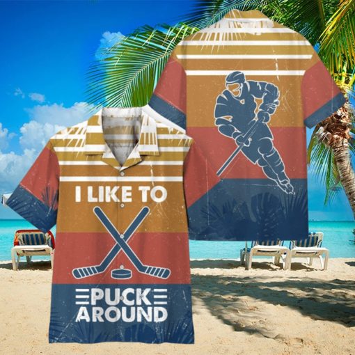 Hockey Hawaiian Shirt For Hockey Lover