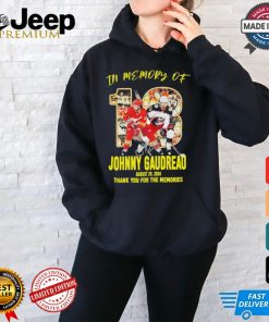 Hockey In Memory Of Johnny Gaudreau August 29, 2024 Thank You For The Memories Signature Shirt