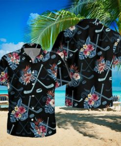 Hockey Tropical Hawaiian Shirt For Summer Holiday Gift Idea