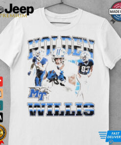 Holden Willis Middle Tennessee Blue Raiders graphic shirt